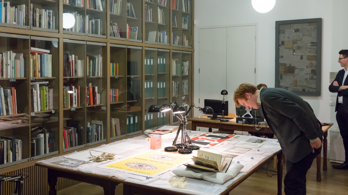Exploring archival materials in the Foyle Reading Room
